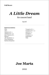 A Little Dream Concert Band sheet music cover